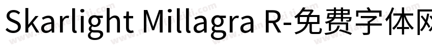 Skarlight Millagra R字体转换